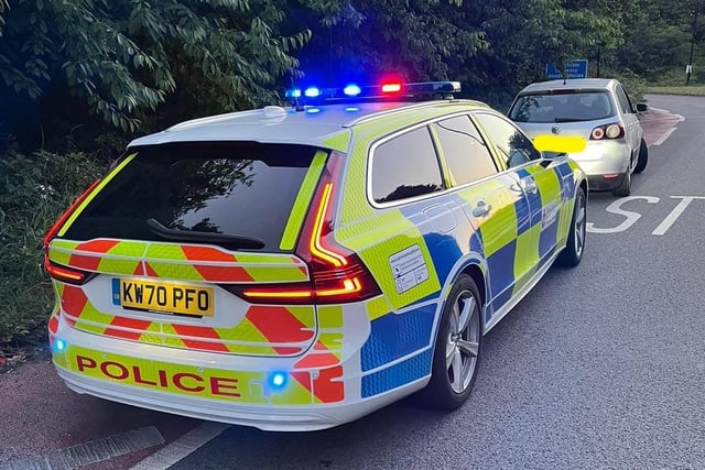 Police also stopped this Volkswagen Golf Plus on the A46 Leaf Lane near Coventry. The driver had no insurance and was disqualified from driving until December 2022. Officers reported the driver to court and seized the vehicle.