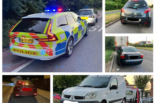 These are the latest vehicles that have been take off our roads in Warwickshire this weekend