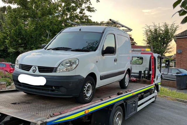 A van driver who has been driving around Rugby with no insurance or tax has now had their vehicle seized by police.
On top of that, the driver did not even have a licence.
"We located the vehicle parked up on David Road, Rugby, unattended," said Warwickshire Police.
"We recovered the vehicle to prevent it being driven again."