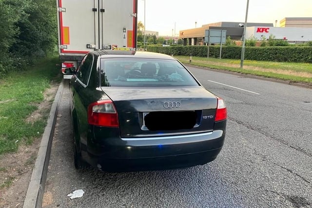Police stopped an Audi A4 after they spotted it on the A444 Bermuda Island. The vehicle had no MOT and the driver had no insurance. The vehicle was seized and the driver reported.