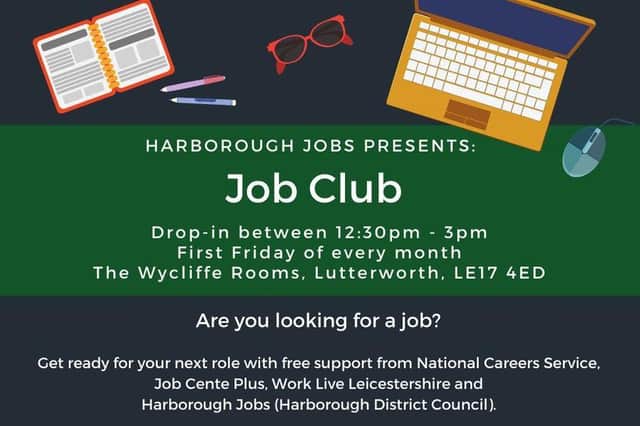 Job Club in Lutterworth is open tomorrow (Friday July 1)