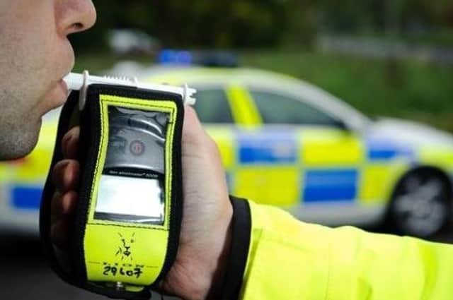 A man has been arrested on suspicion of drink driving after a crash near Leamington today (Tuesday).