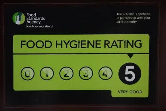 New food hygiene ratings have been given to eight venues in Leamington, Warwick and Kenilworth.