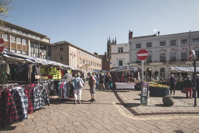 Non-essential stalls are set toreturn to markets across Warwick district from next week. Photo by CJ's Events Warwickshire