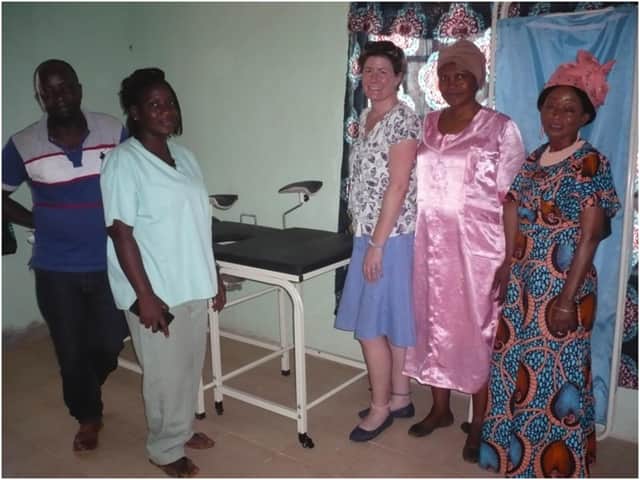 A new maternity bed at Yemo Town Clinic, Bo Sierra Leone. Photo supplied