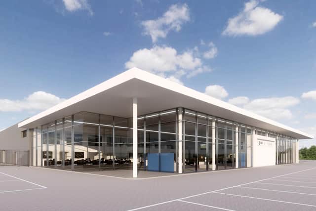 A CGI image of the new BMW centre. Image supplied