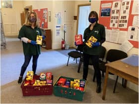 Warwick District Foodbank received a donation from David Wilson Homes. Photo supplied