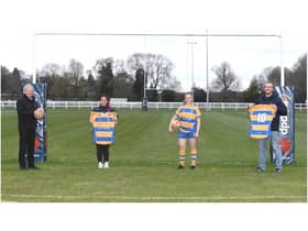 From left to right - Peter Beddoes (AC Lloyd), Pippa Scarisbrick Miller (Ladies Vice
Captain), Debbie Thomson (Ladies Captain) and Henry Reynolds (Men’s Captain). Photo supplied