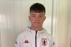 Harvey Rhoades looking forward to his Aston Villa scholarship which starts in July