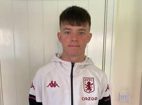 Harvey Rhoades looking forward to his Aston Villa scholarship which starts in July