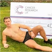 Charles Neale has completed his 200k running challenge for Cancer Research UK. Photo supplied