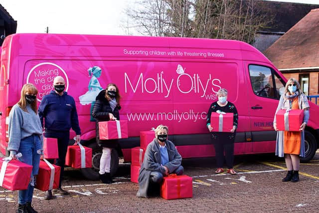 Molly Olly’s Wishes were one of the seven charities to receive a grant. Photo supplied