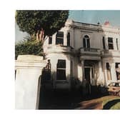 The tunnel is in the garden at the old family home in Newbold Terrace.