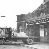 The way we were... Rugby’s Central railway station back in the 1950s.