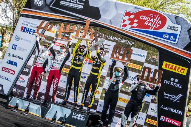 Armstrong and Hall top the podium on the Junior WRC opener