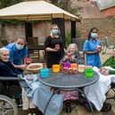 Bromson Hill Nursing Home received a donation from Barratt Homes of flower seeds and plant pots for the residents to plant.