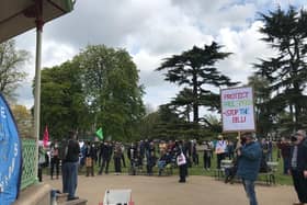 Over 100 local people attended the Leamington Kill The Bill demonstration on Saturday May 1.