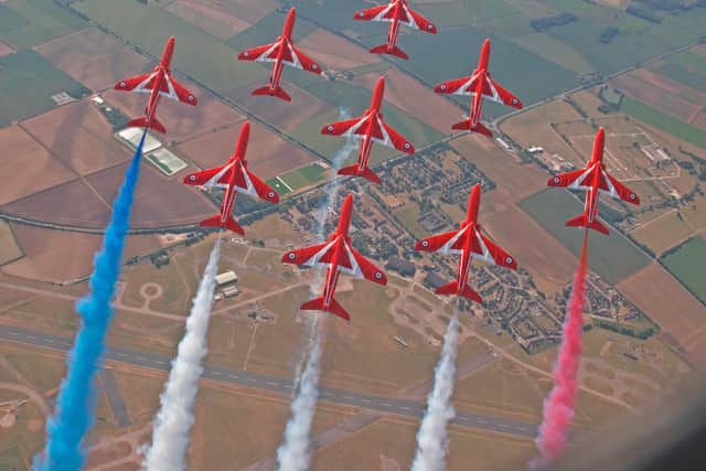 The RAF Red Arrow. Photo supplied