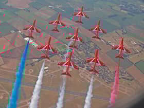 The RAF Red Arrow. Photo supplied
