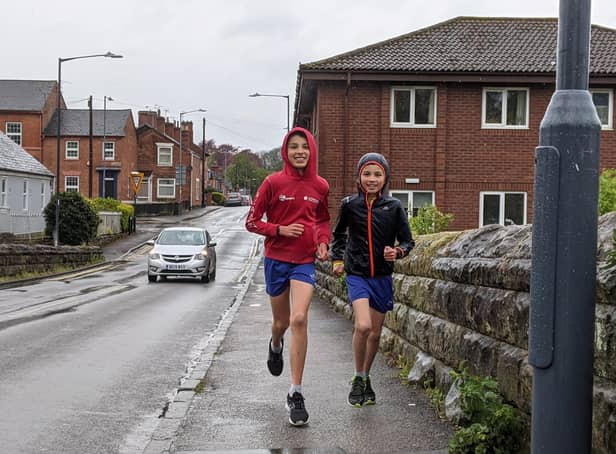 Ishan and Nimal Carson completed a charity challenge over the bank holiday weekend. Photo supplied