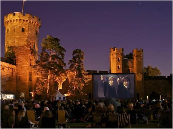 Lunar Cinema at Warwick Castle. Photo provided by Lunar Cinema.