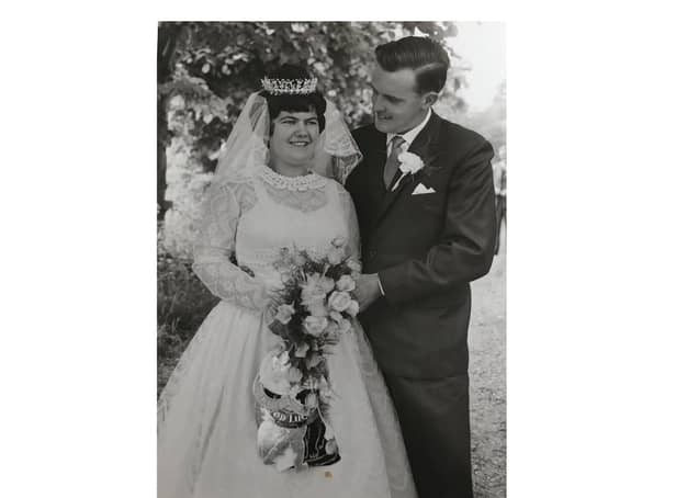Brian and Eileen Berry on their wedding day.