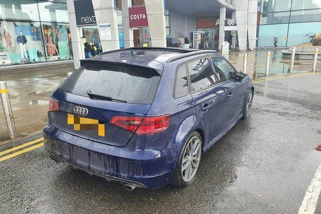 The Audi S3 he used for the burglary had been stolen in another burglary in Northamptonshire area earlier this month.