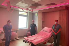 South Warwickshire NHS Foundation Trust maternity staff in one of the new birthing rooms on Warwick Hospital's Labour Ward. Photo supplied