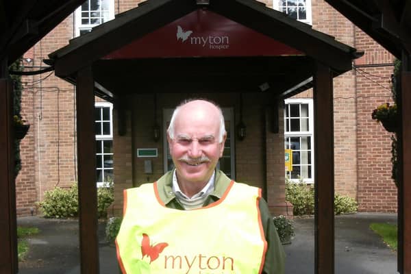 Geoff has been fundraising for the hospice for almost 40 years.
