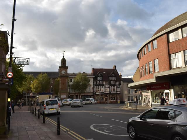 Rugby town centre.