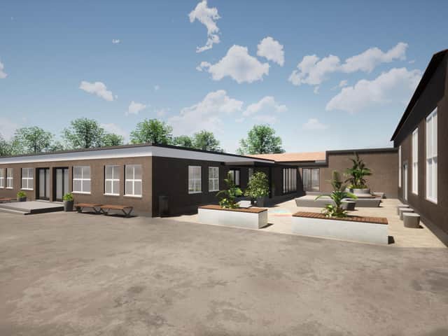 How the building will look.