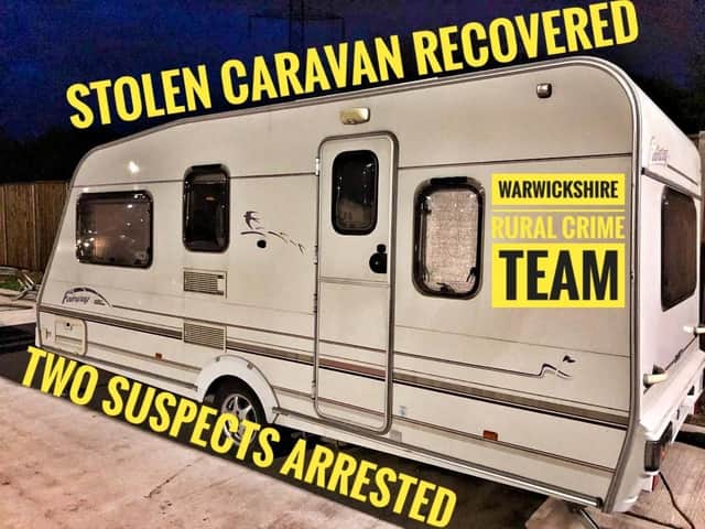 Photo: Warwickshire Rural Crime Team, Facebook.