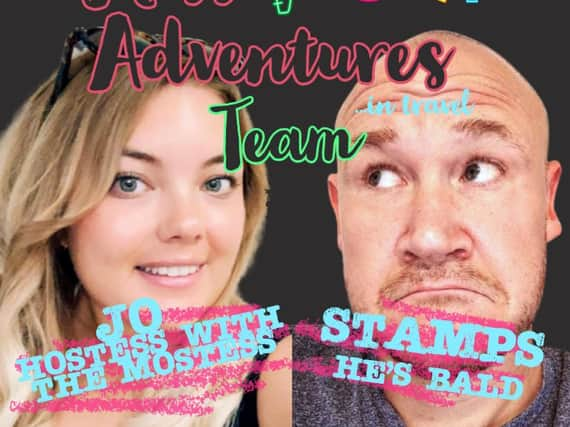 Jo Taylor and Steven Stamps, the Miss Adventures in Travel team.