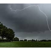 Photographer Carl Gallagher caught this amazing scene as the lightning came down near Ufton Fields. (Light by Night Photography)