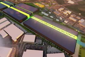 Artist's impression of the West Midlands gigafactory.