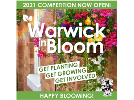 Warwick in Bloom has announced the launch of this years competition, complete with the return of the competitions full range of categories. Photo by Warwick Town Council