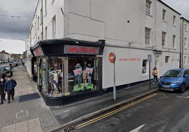 Murphy's Bar in Leamington. The landlord Kevin Murphy wants to put three tables and chairs outside in Windsor Street along the side of the pub in Regent Street but has had three applications to do so rejected by Warwick District Council.