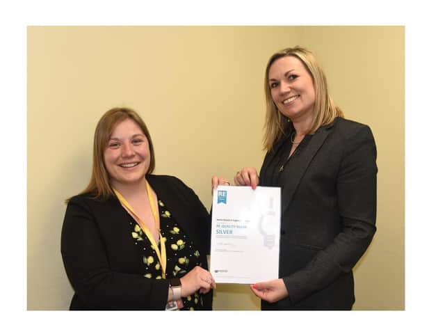 Headteacher Roberta Harrison with Anneka Hurst (head of humanities).