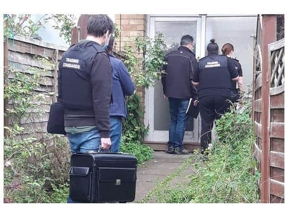 Officers from Leamington SNT along with officers from Warwick and Kenilworth SNT assisted Trading Standards in executing two warrants in the Leamington area.