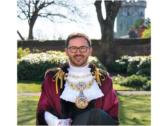 Cllr Richard Edgington who is the new Mayor of Warwick. Photo by Warwick Town Council