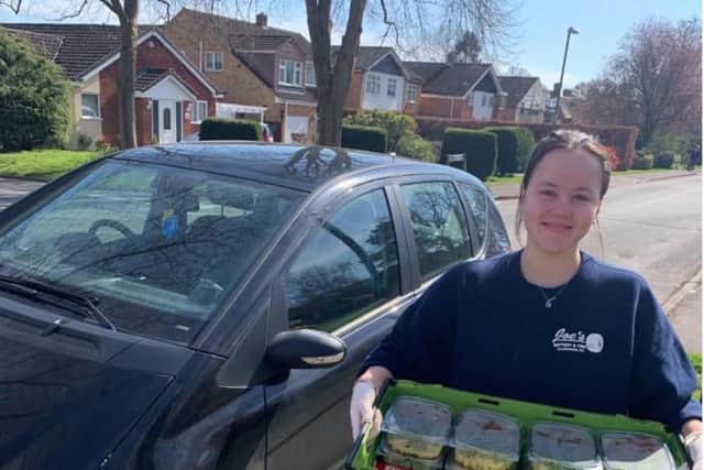 Kenilworth Lions Molly Bufton Spear with Molly’s Meals. Photo supplied