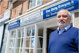Kulwant Sandha who owns and runs Castle Newsagents in St Johns will be retiring later this month