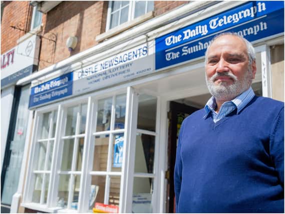Kulwant Sandha who owns and runs Castle Newsagents in St Johns will be retiring later this month