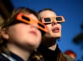 Experts warn not to look directly at the partial eclipse without special glasses