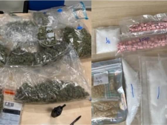 The drugs seized during the investigation. Photo: Warwickshire Police.