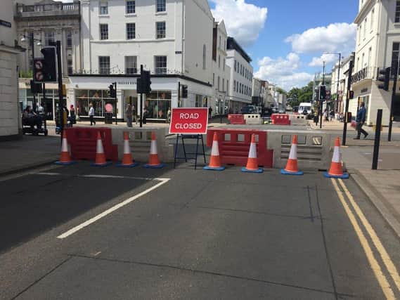 The Parade in Leamington has been pedestrianised since June 2020.