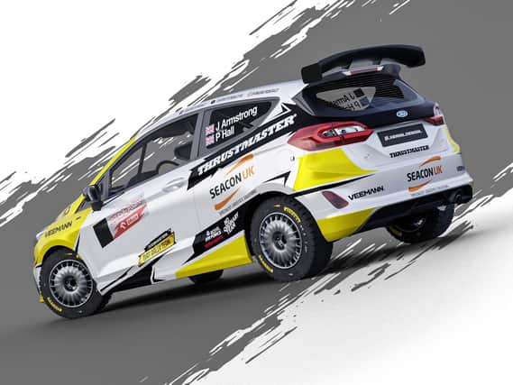 Jon Armstrong's Ford Fiesta Rally3 livery for Rally Poland  (Images : Keane Design)