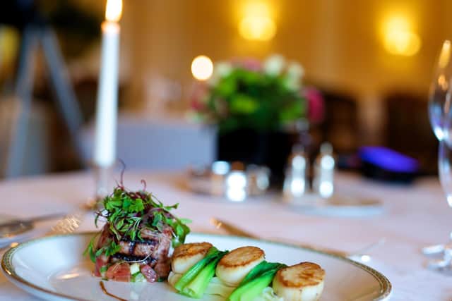 The Garden Restaurant offers dining in a classically elegant style