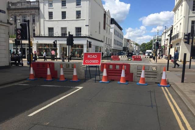 The Parade in Leamington has been pedestrianised since June 2020.