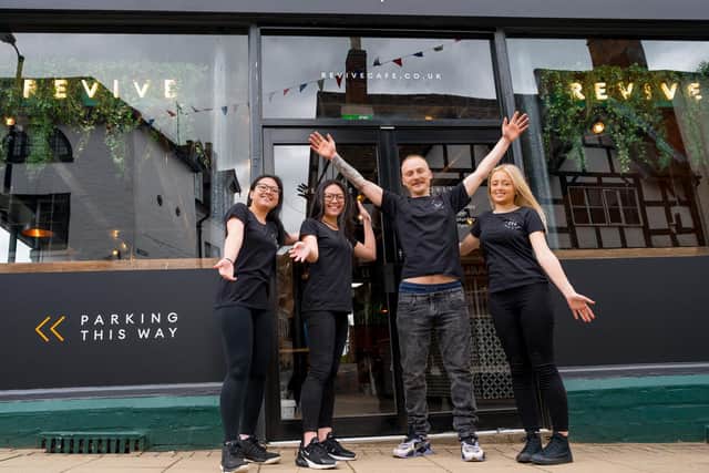 Lee Mallen and his team welcome customers to Revive Café and Bar. Photo by Loz Moore Photography.